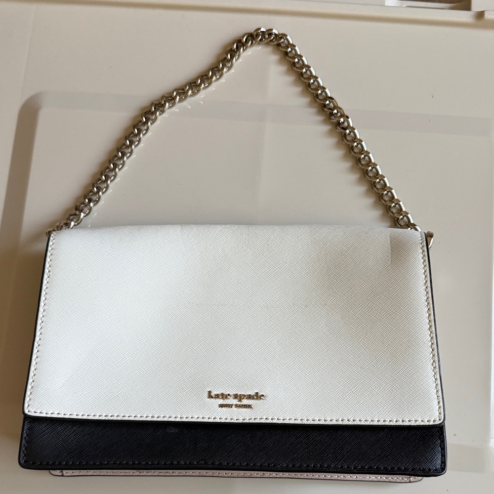 Kate Spade Black and White Shoulder Bag